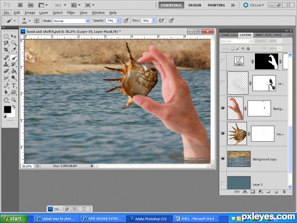 Creation of Got one!: Step 5