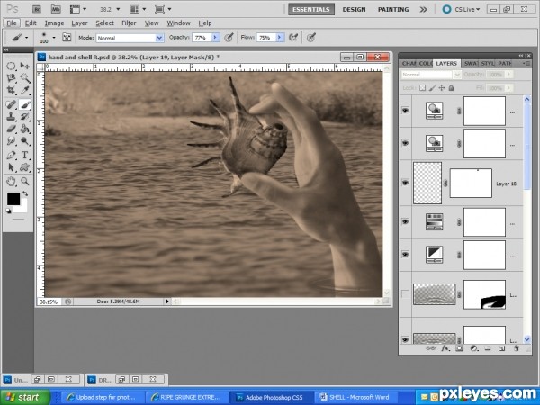 Creation of Got one!: Step 6