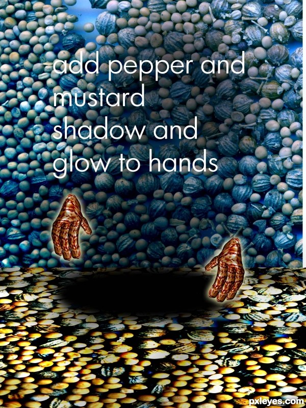 Creation of Pepper and Mustard Seed Sit : Step 12