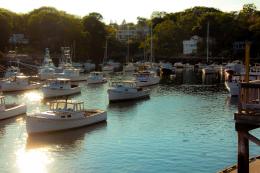 Calm after a good day at sea