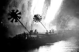 Fireworks boat