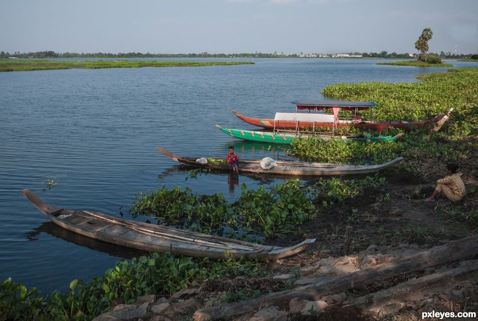 Mekong canoes