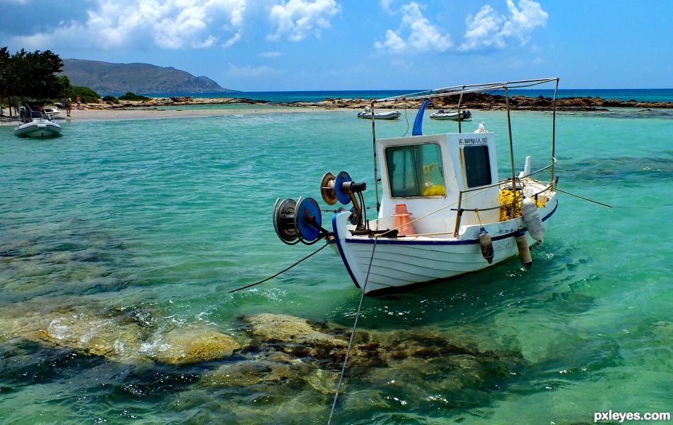 Crete Fishing Boat