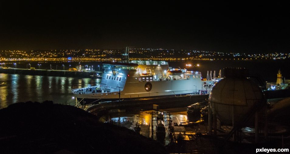 Ferry by Night