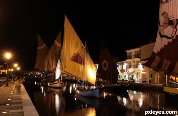 Sailing in the night