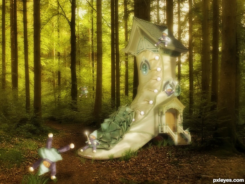 Elven Hideaway photoshop picture)