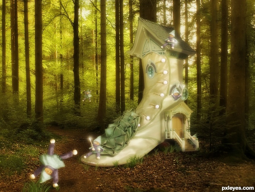 Elven Hideaway photoshop picture)