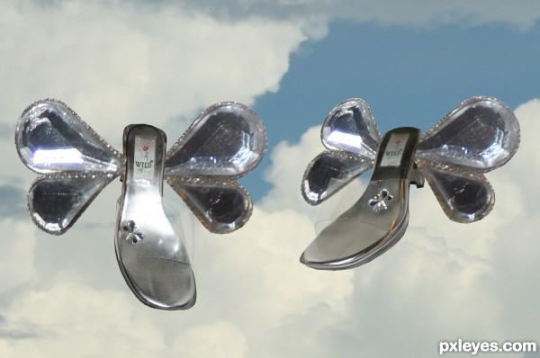 Creation of Dancing in the clouds: Step 5