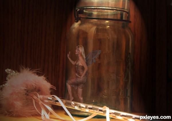 A Fairy in a Pickle Jar