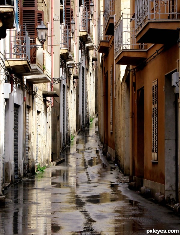 Creation of sicily street: Final Result