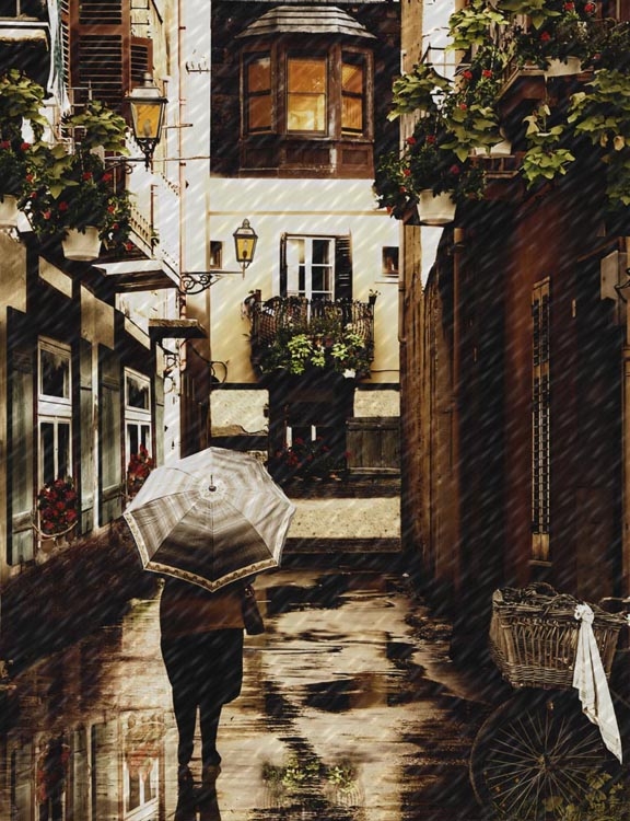Creation of Rainy Day in Sicily : Step 14