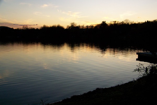 silence on the lake