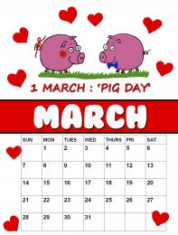 1st March : Pig Day !