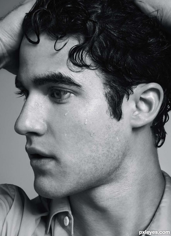 Creation of Darren Criss: Step 1