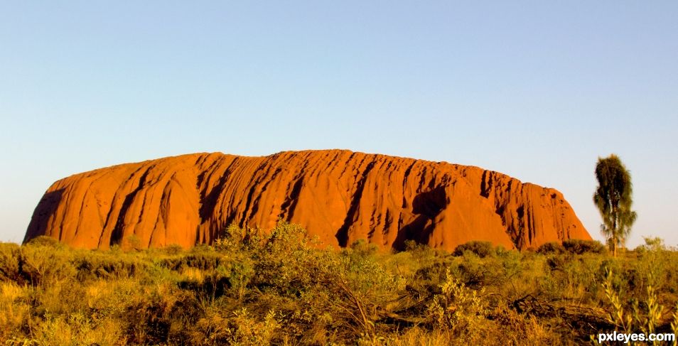 Sunset at Uluru