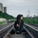 sitting girl source image