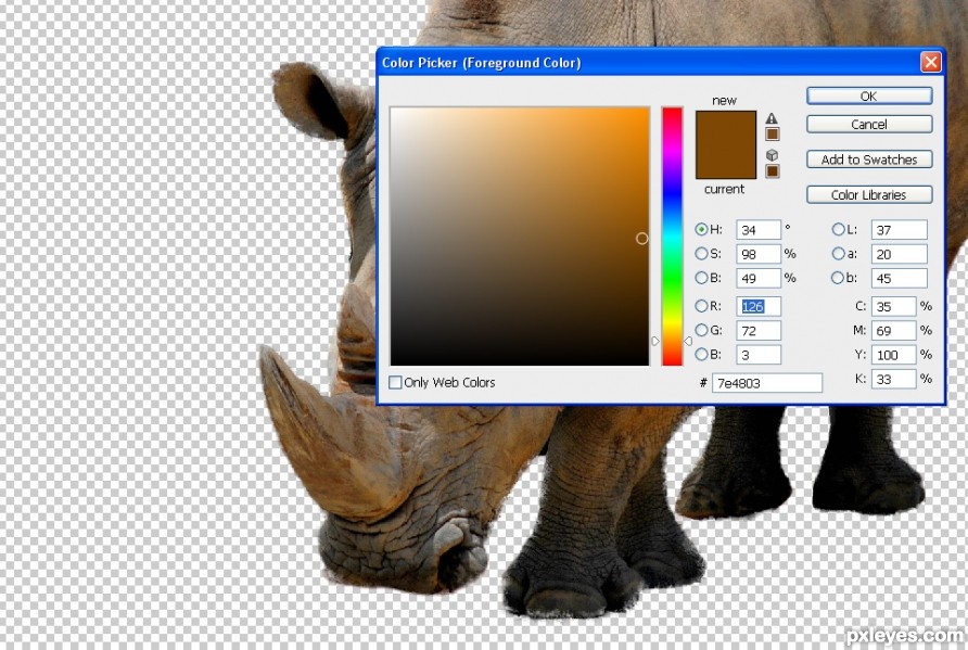 Creation of rhino : Step 2