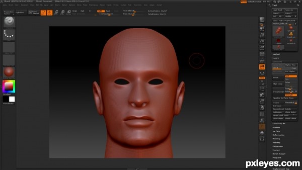 Creation of skin render: Step 8