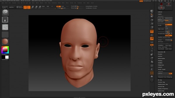 Creation of skin render: Step 9
