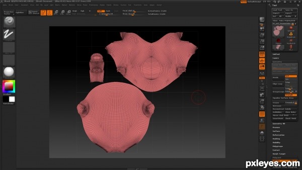 Creation of skin render: Step 11