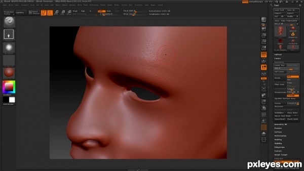Creation of skin render: Step 12