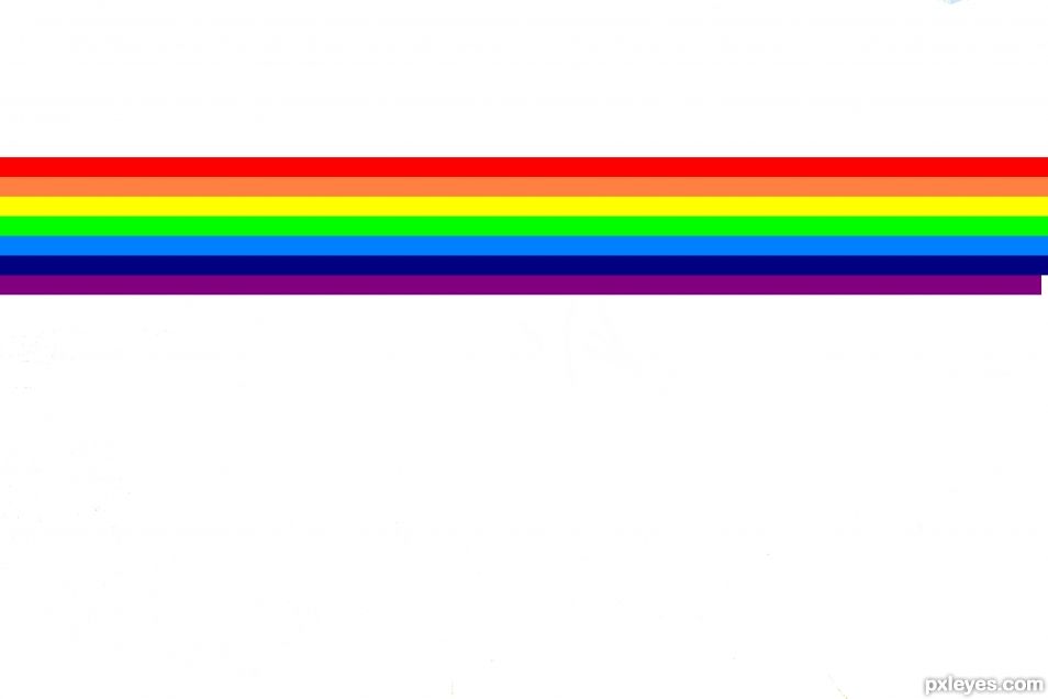 Creation of Rainbow and zebrunicorn: Step 2