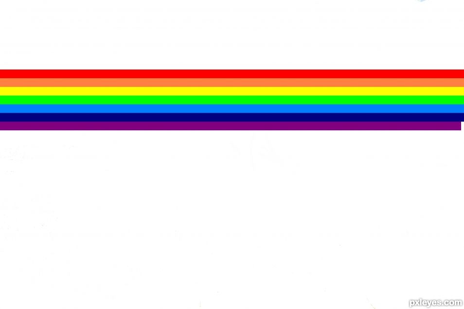 Creation of Rainbow and zebrunicorn: Step 2