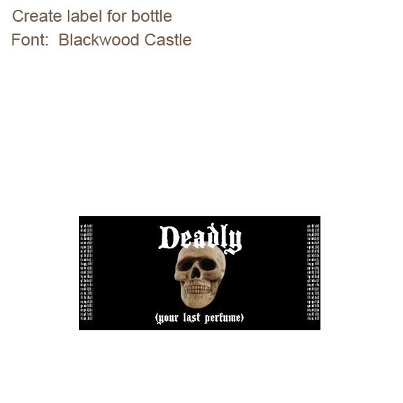 Creation of Deadly Perfume Ad: Step 5