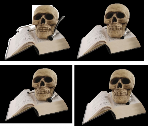 Creation of Skull Wallpaper: Step 2