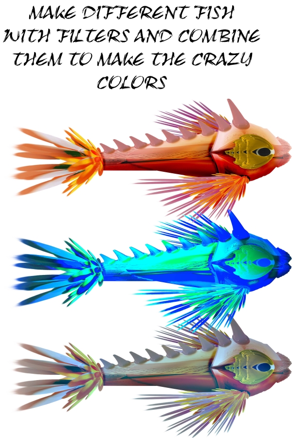 Creation of Garish Fish: Step 10