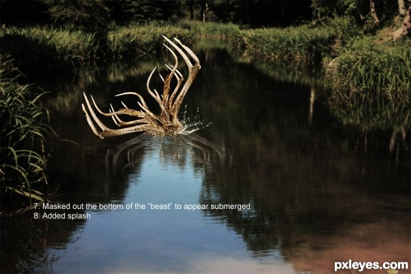 Creation of Bog Monster: Step 4