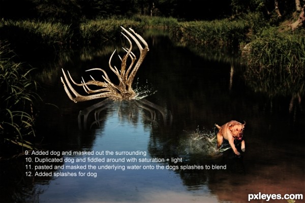 Creation of Bog Monster: Step 5