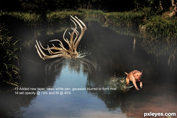 Creation of Bog Monster: Step 6