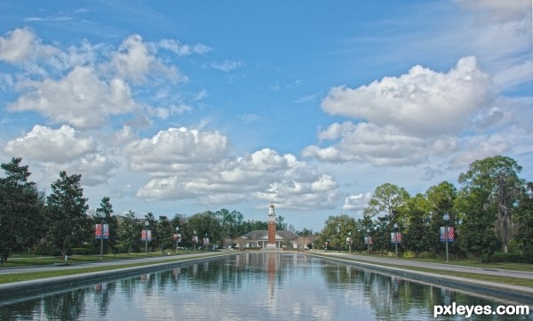 Reflecting pond