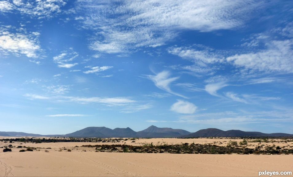 Sand and Blue Sky