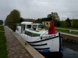 River cruising in the rain