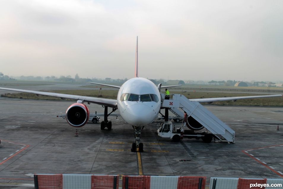 Getting ready for the flight