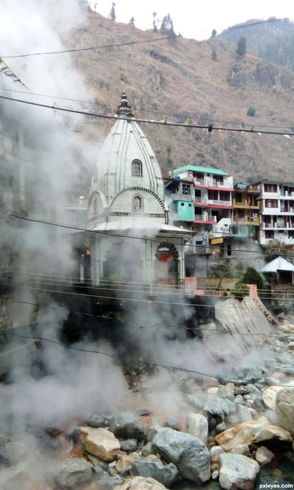 Near the Temple