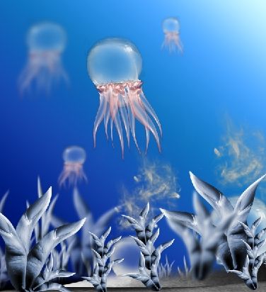 Creation of Transparent Jellyfish: Step 8