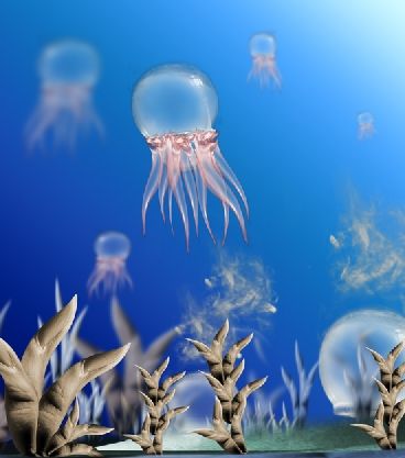 Creation of Transparent Jellyfish: Step 9