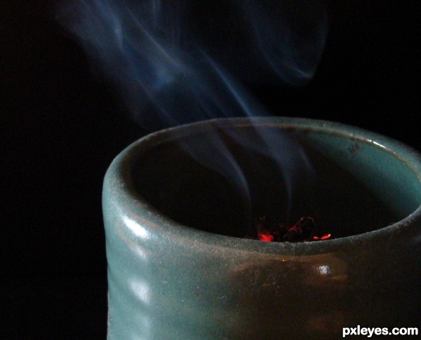 smoking pottery