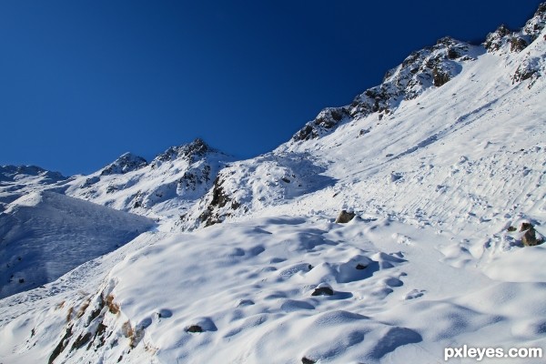 snowy mountain