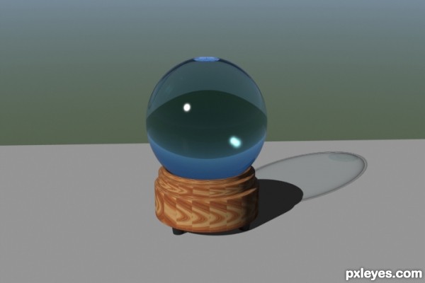 Creation of Pxleyes snowglobe: Step 3