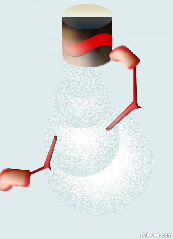 Creation of Snow Maan!: Step 4