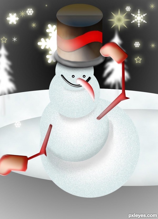 Creation of Snow Maan!: Step 6