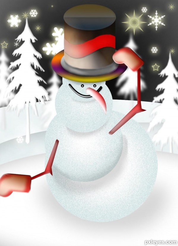 Creation of Snow Maan!: Step 7