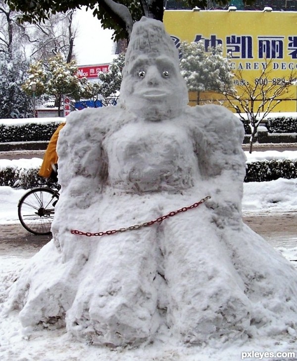 Chinese snowman