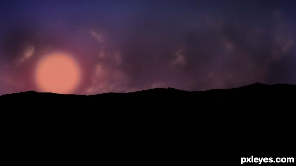 Creation of Last Sunrise : Step 4