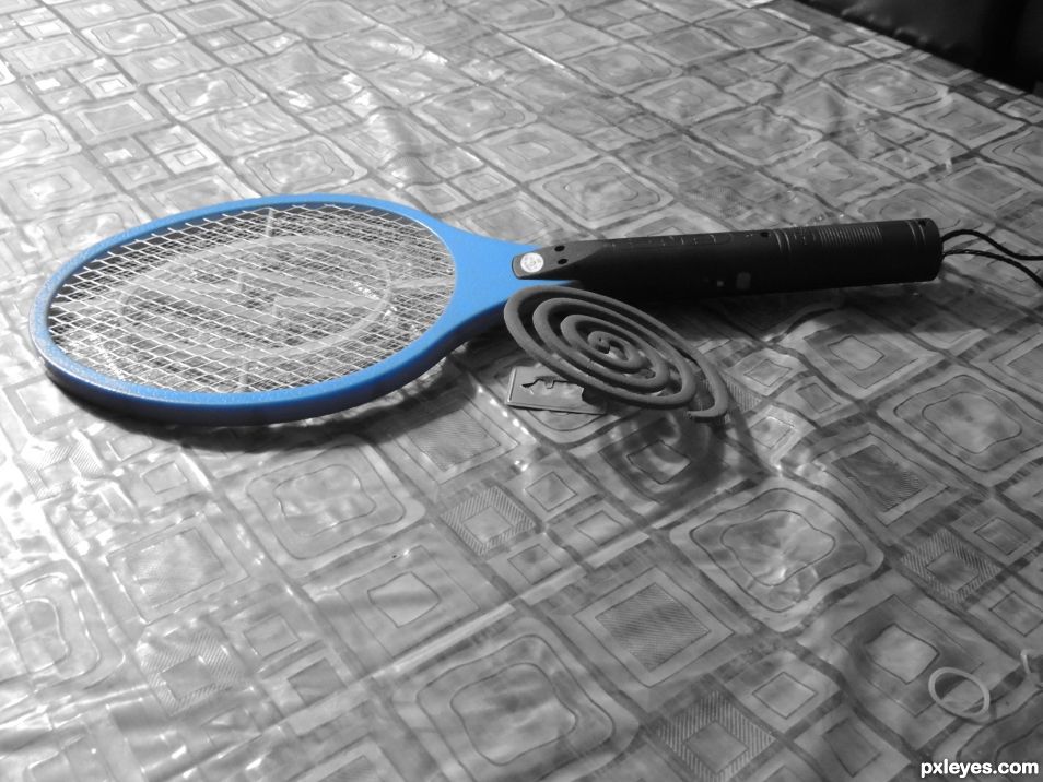 Mosquito coil to electric bat