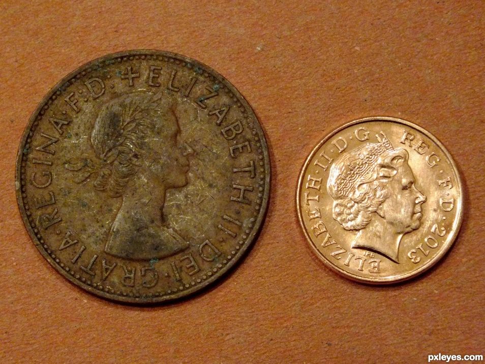 Old & New Pennies